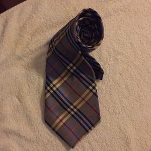 Burberry silk necktie
